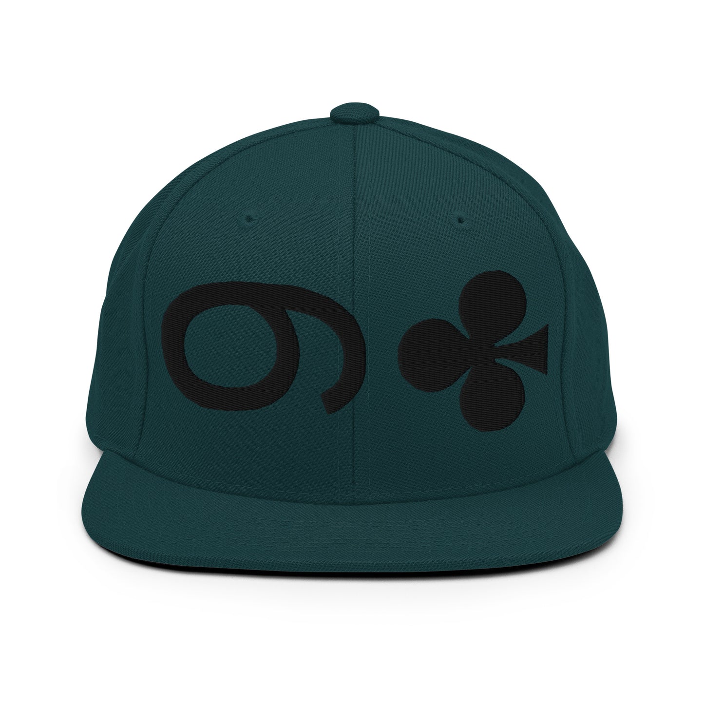9 of CLUBS Snapback ( Black 9 )