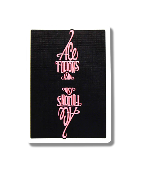 ACE FULTONS Playing Cards BLACK / PINK