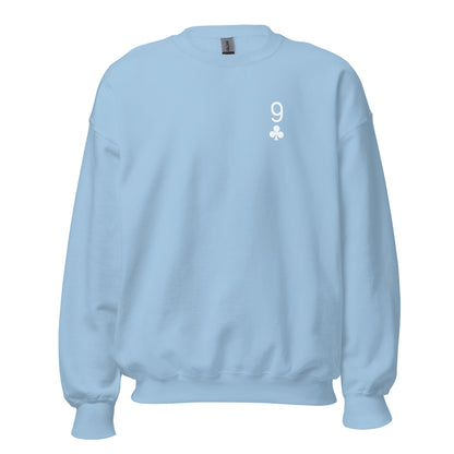 9 of CLUBS ICON Sweatshirt ( White Print )