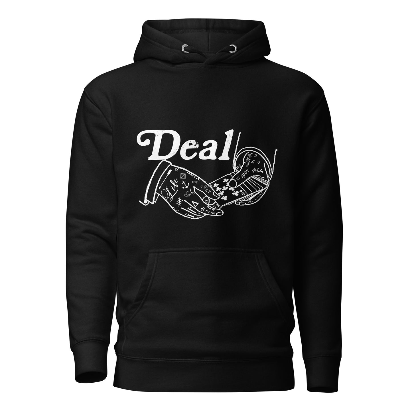 MAD DEAL HOOD ( White Print )