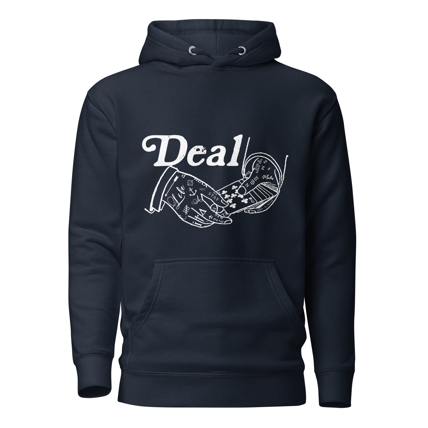MAD DEAL HOOD ( White Print )