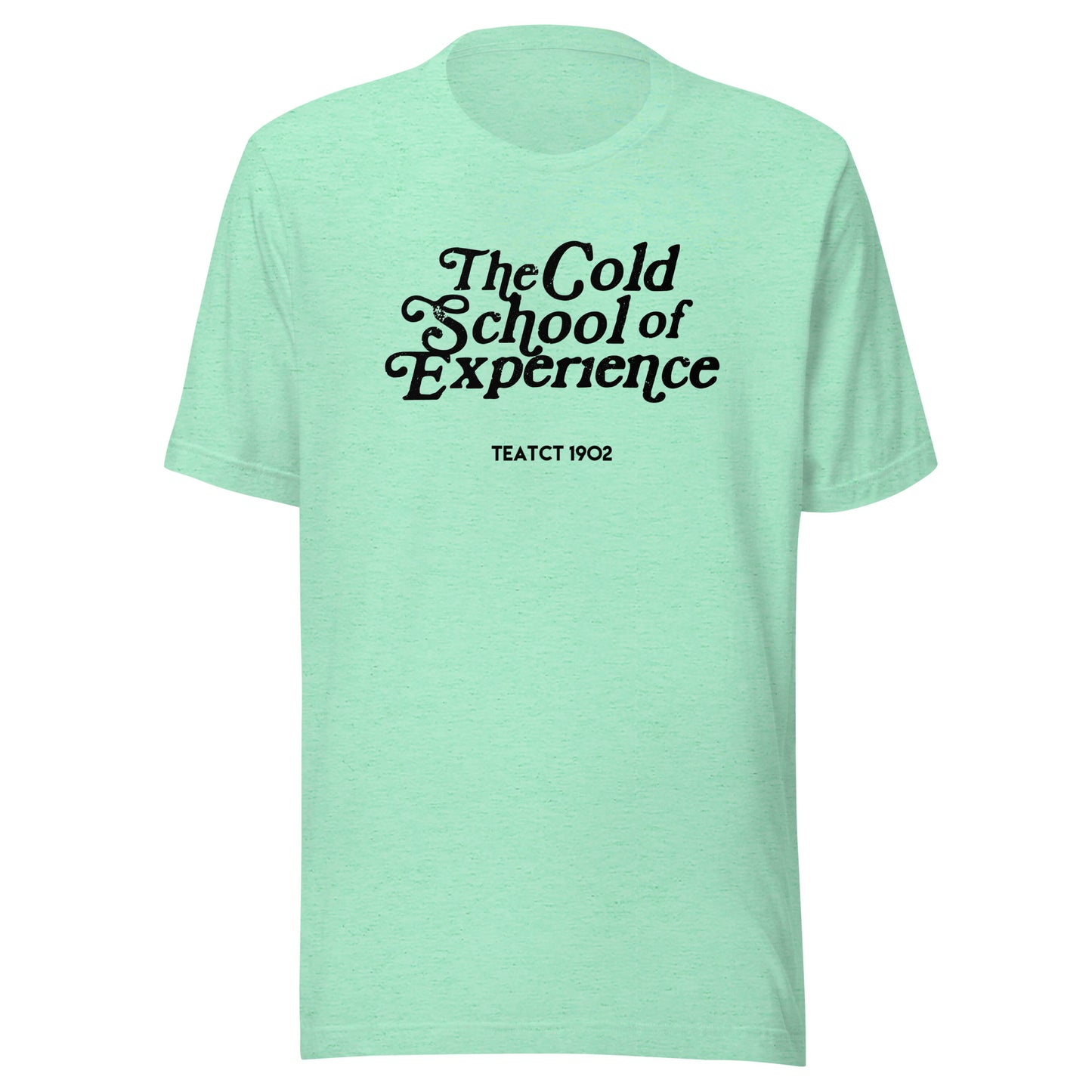 The COLD SCHOOL T-Shirt ( White Print )
