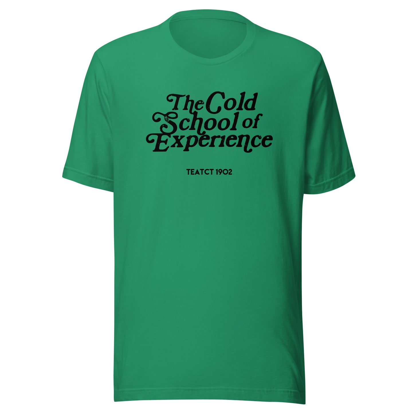 The COLD SCHOOL T-Shirt ( White Print )