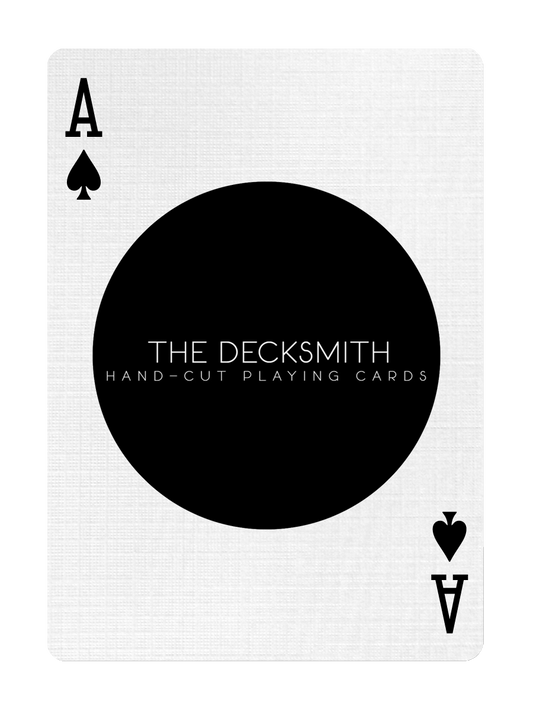 The Decksmith Logo - midified playing cards exclusive to Madison Cards 