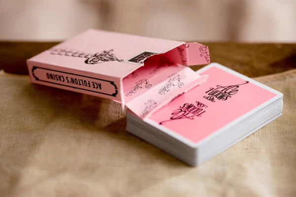 ACE FULTONS Playing Cards PINK playing cards — view 4
