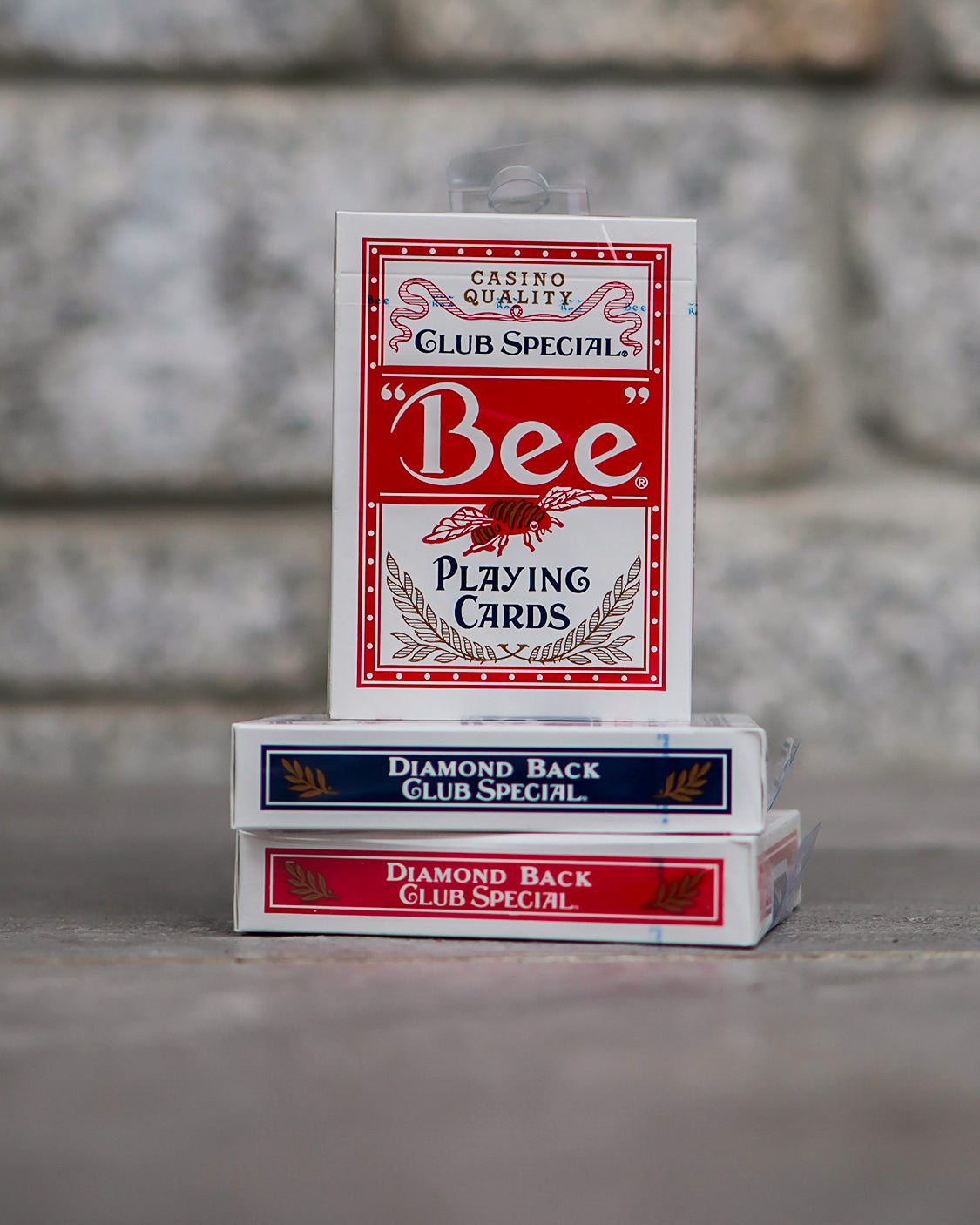 BEE Playing Cards - RED / BLUE