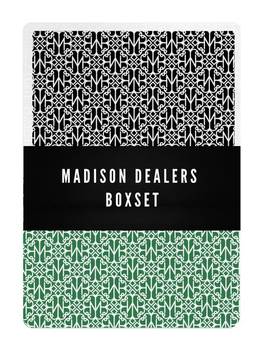 MADISON DEALERS Playing Cards BOXSET (Green and Black)