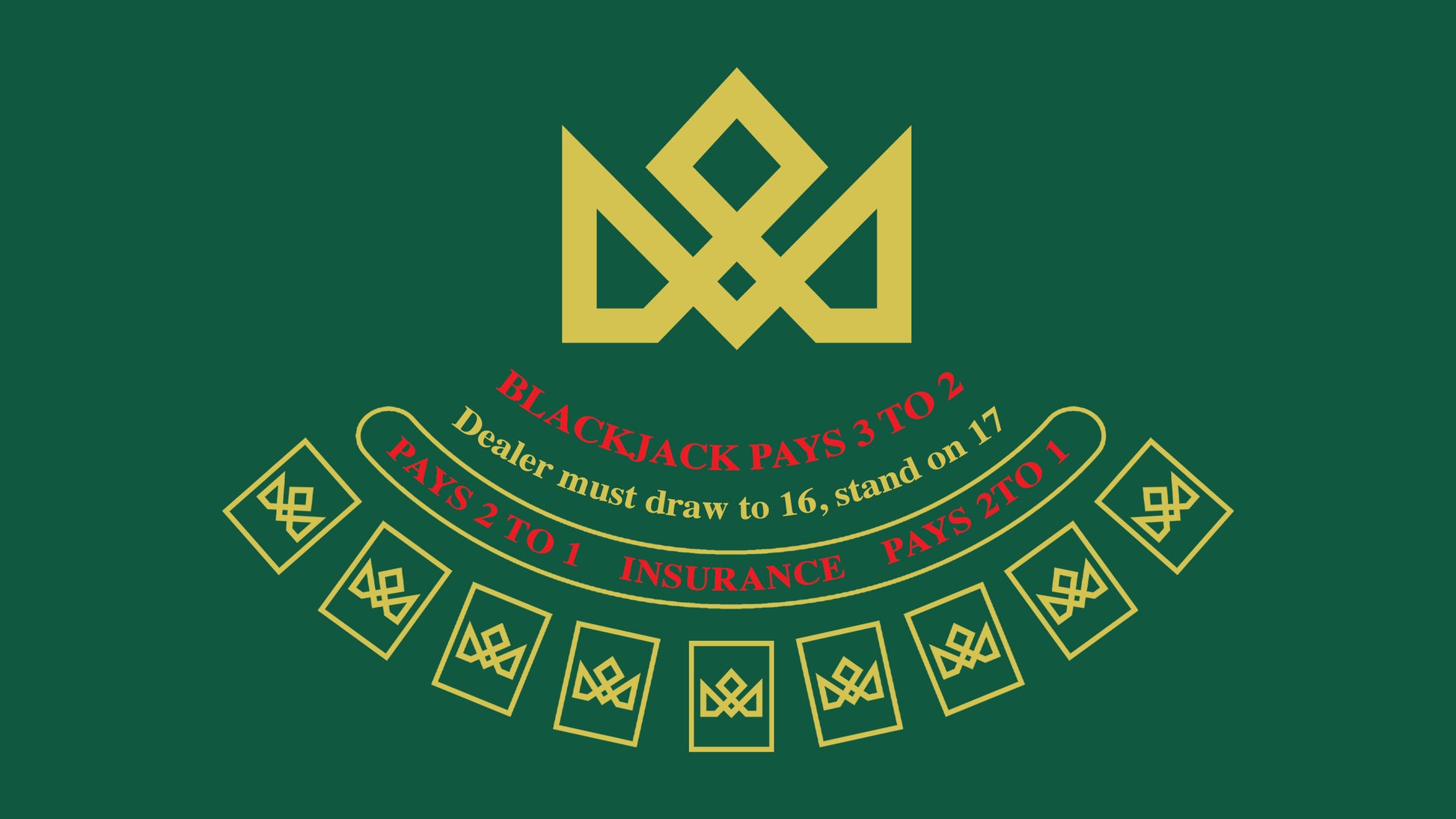 21 BLACK - BLACKJACK Playing Cards - MADISON ONE Entry