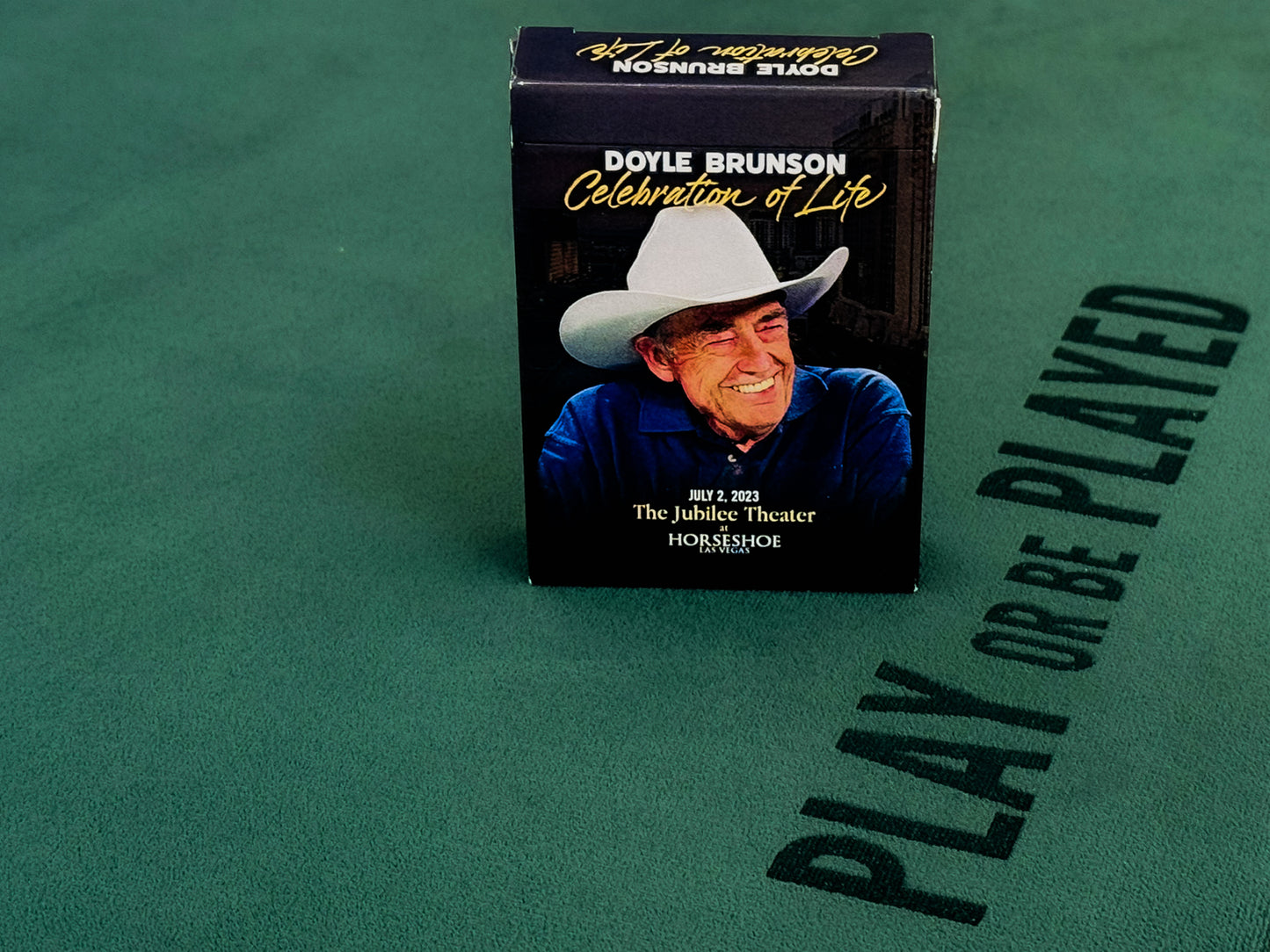 DOYLE BRUNSON 'Celebration of Life' Playing Cards