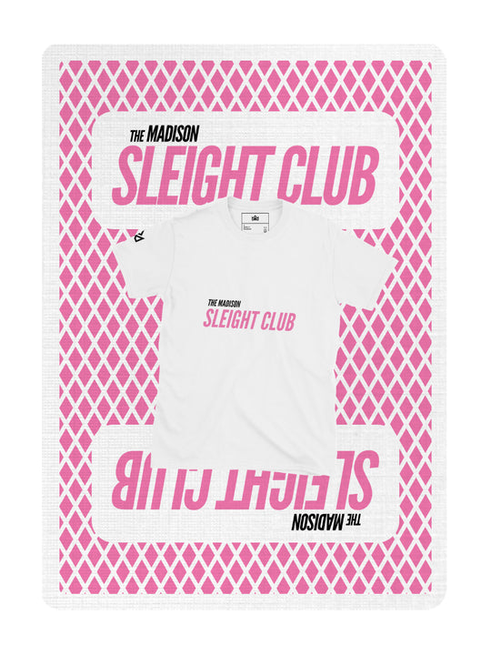 The SLEIGHT CLUB T-Shirt (White) playing cards — view 4