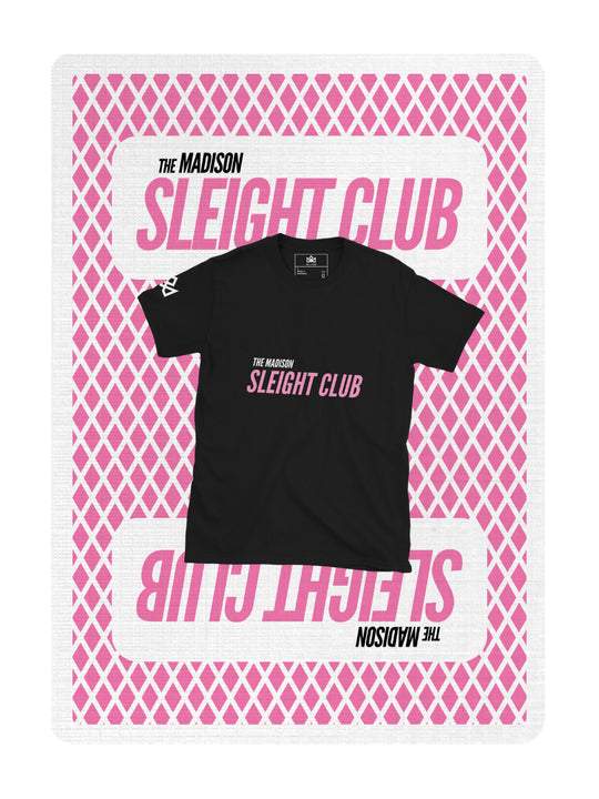 The SLEIGHT CLUB T-Shirt (Black or Grey) playing cards — view 8