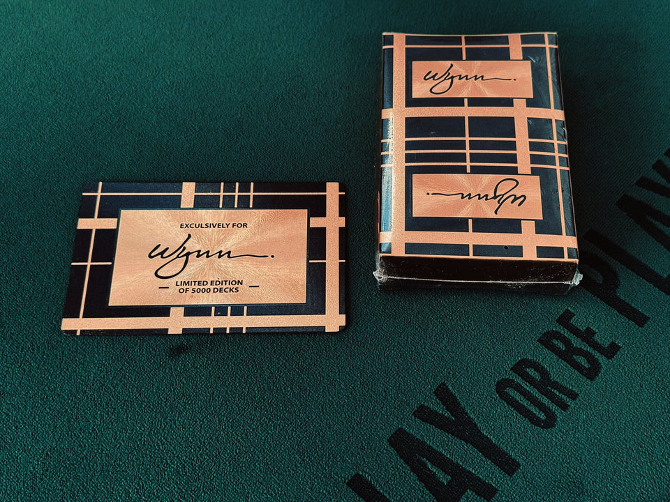 WYNN Limited Edition Playing Cards (Gold/Black) playing cards — view 5