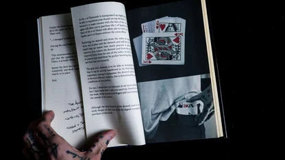 Daniel Madison's personal annotated copy of 52 Hardback featuring handwritten philosophy, psychology and theory in the margins, correcting the stripped-back explanations from the original publication