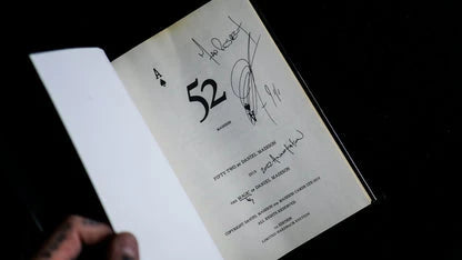 52 Hardback with dustcover - Daniel Madison's personal copy annotated during first read, featuring notes that led to deeper teachings about deception, psychology and tangents beyond the method