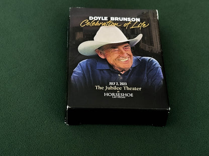 DOYLE BRUNSON 'Celebration of Life' Playing Cards