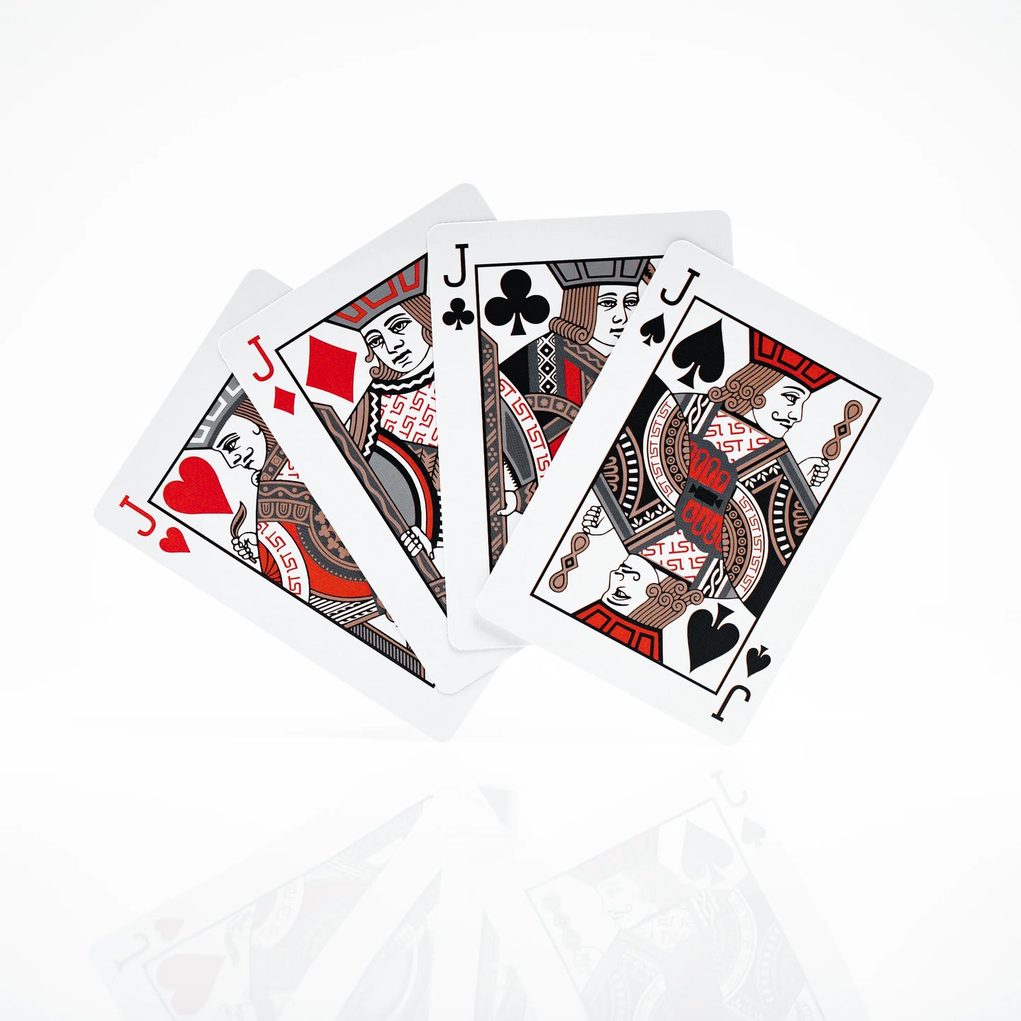 1ST playing cards V4 Red