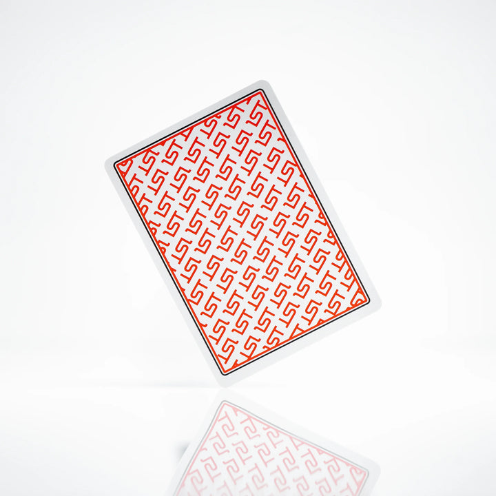 1ST playing cards V4 Red playing cards — view 2