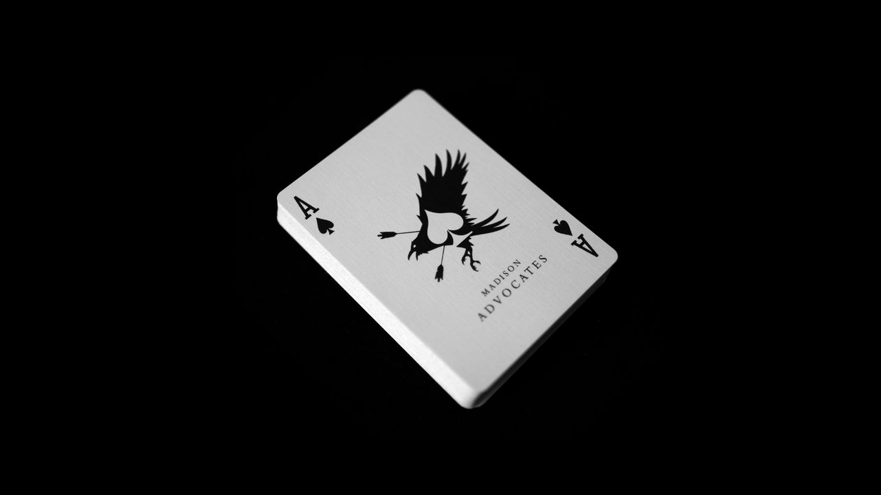 BLACK MADISON ADVOCATES Playing Cards playing cards — view 3