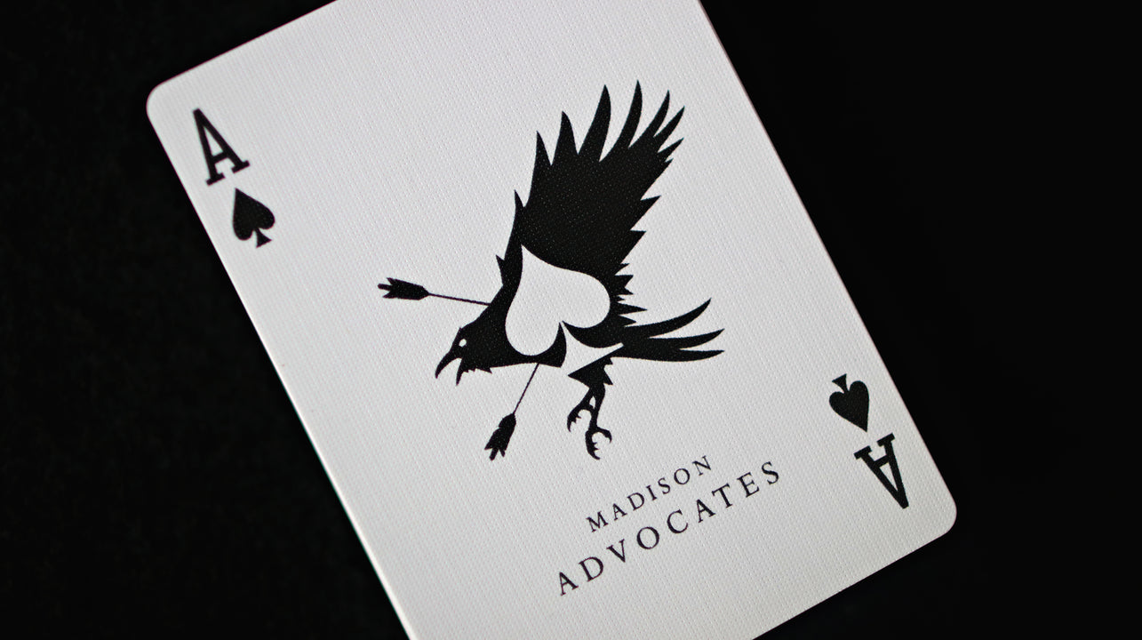 BLACK MADISON ADVOCATES Playing Cards playing cards — view 4