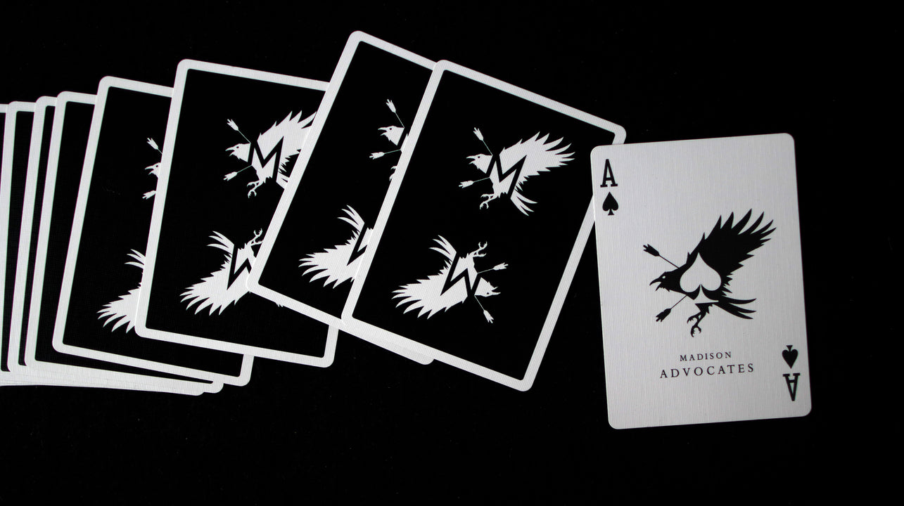 BLACK MADISON ADVOCATES Playing Cards playing cards — view 9