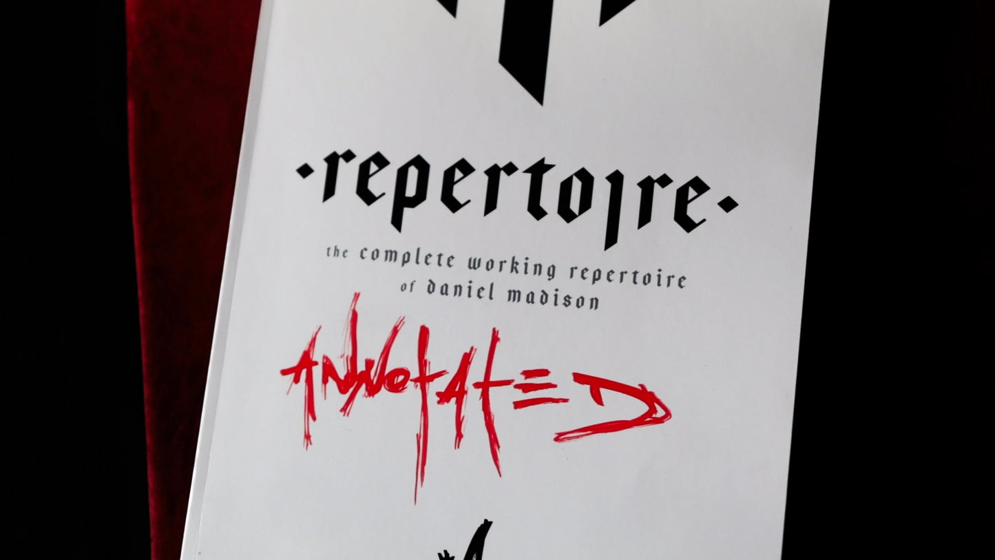 ANNOTATED - REPERTOIRE & MAGIC MANIFESTO - MADISON ONE Entry