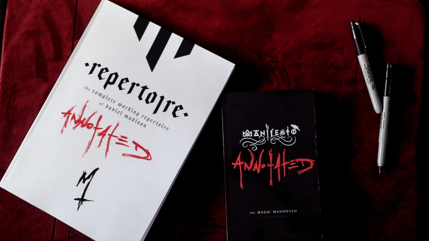 ANNOTATED - REPERTOIRE & MAGIC MANIFESTO - MADISON ONE Entry