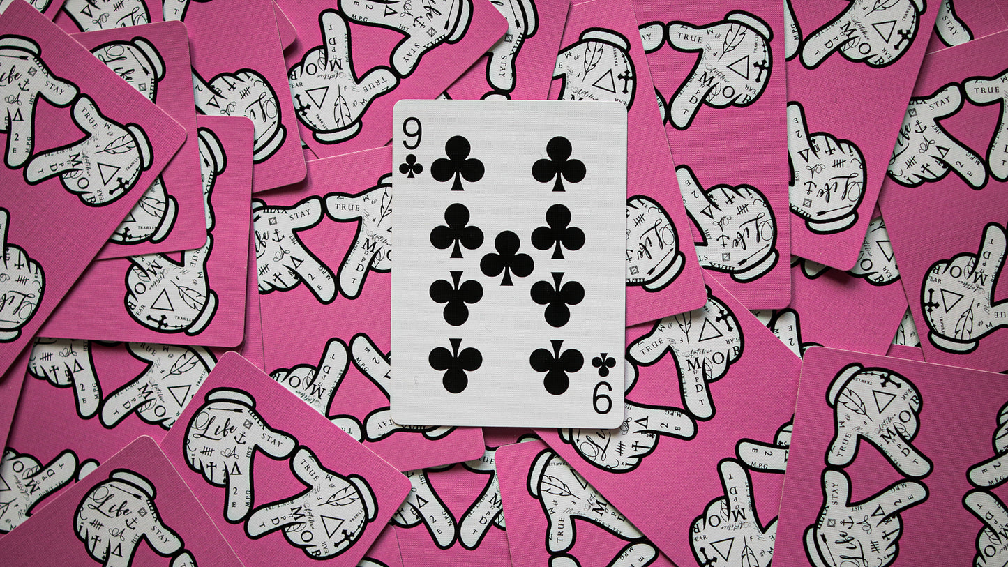 PINK BANGERS Playing Cards