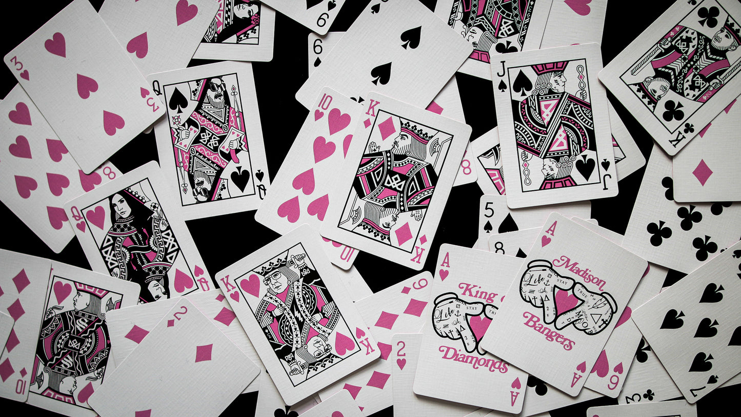 PINK BANGERS Playing Cards