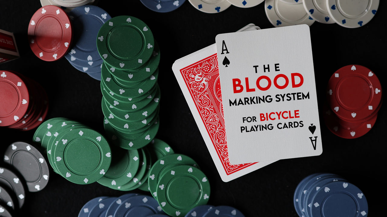 The BLOOD MARKING SYSTEM for BICYCLE CARDS Masterclass playing cards — view 2