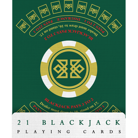 21 - Blackjack Playing Card - 1 BRICK / 12 DECKS playing cards