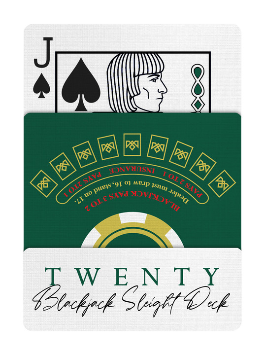 TWENTY - 21 BLACKJACK Sleight Deck - MADISON TWO Entry