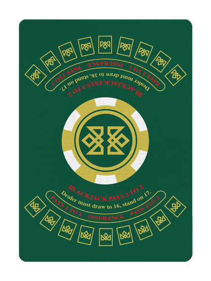 21 BLACK - BLACKJACK Playing Cards - MADISON ONE Entry