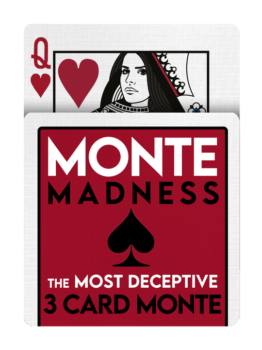 MONTE MADNESS - Madison's 3 CARD MONTE including 'MAD MONTE' playing cards