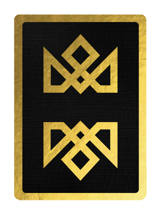 ACOLYTE Playing Cards - Gold on Black Edition (Foiled) playing cards