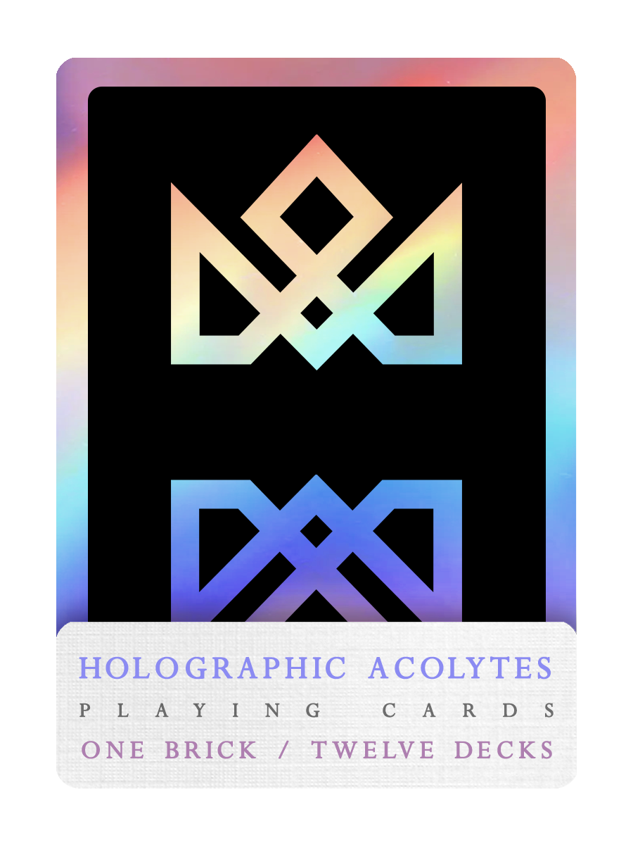 ACOLYTE Playing Cards - Holographic Edition - BRICK DEAL