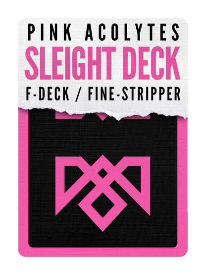ACOLYTES Playing Cards - Pink on Black Edition