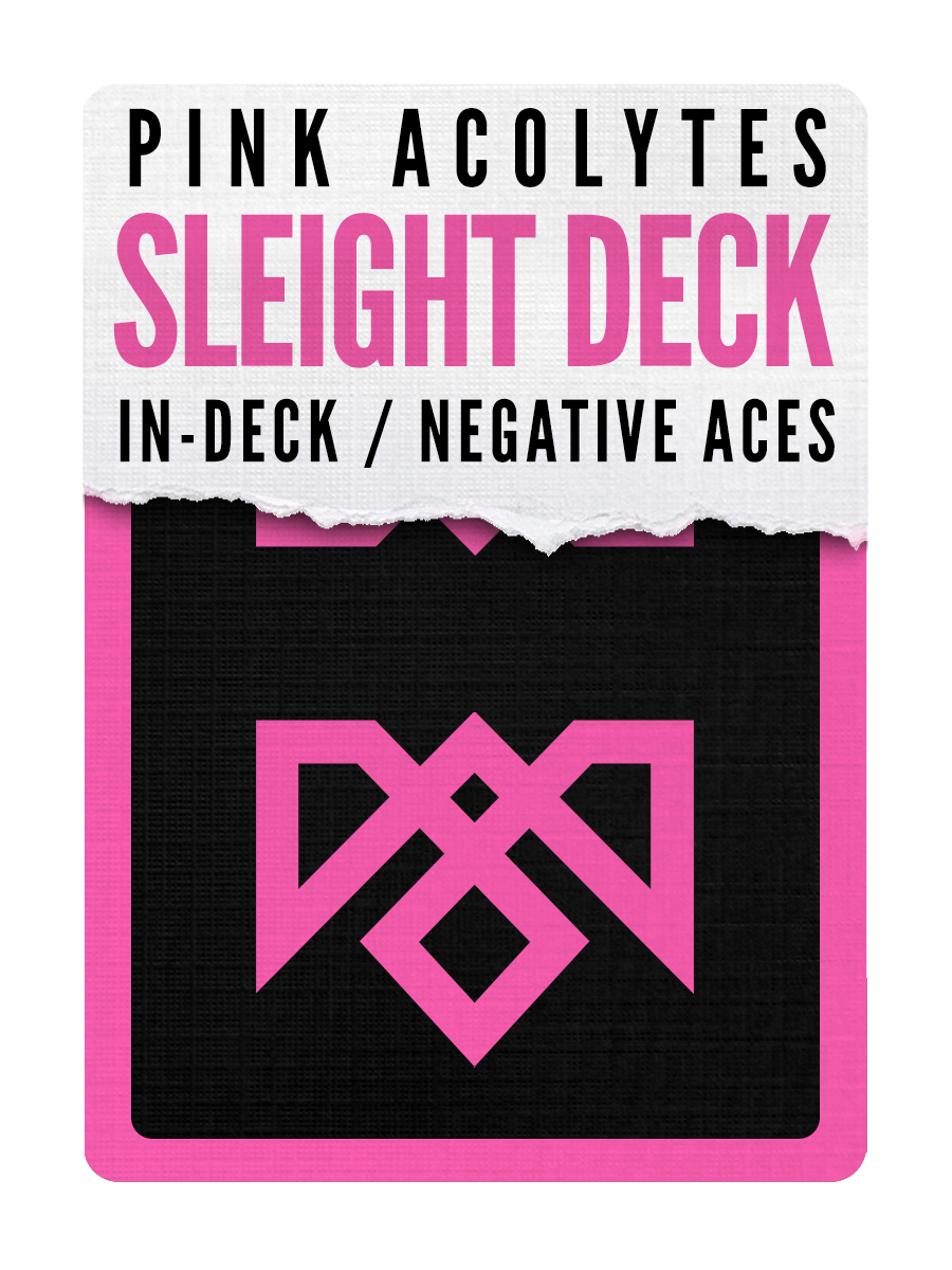 ACOLYTES Playing Cards - Pink on Black Edition