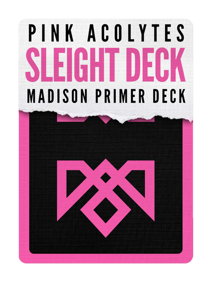 ACOLYTES Playing Cards - Pink on Black Edition