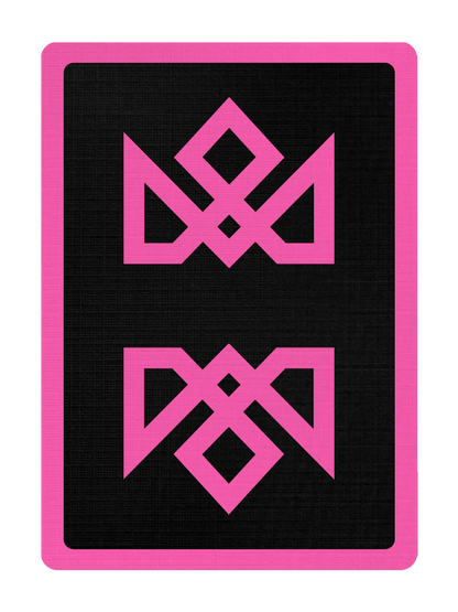 ACOLYTES Playing Cards - Pink on Black Edition