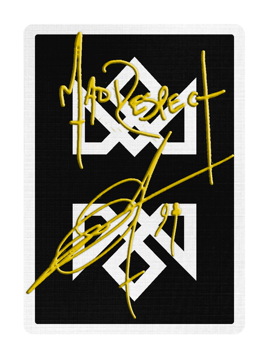 BLACK ACOLYTES - SIGNED by MADISON playing cards