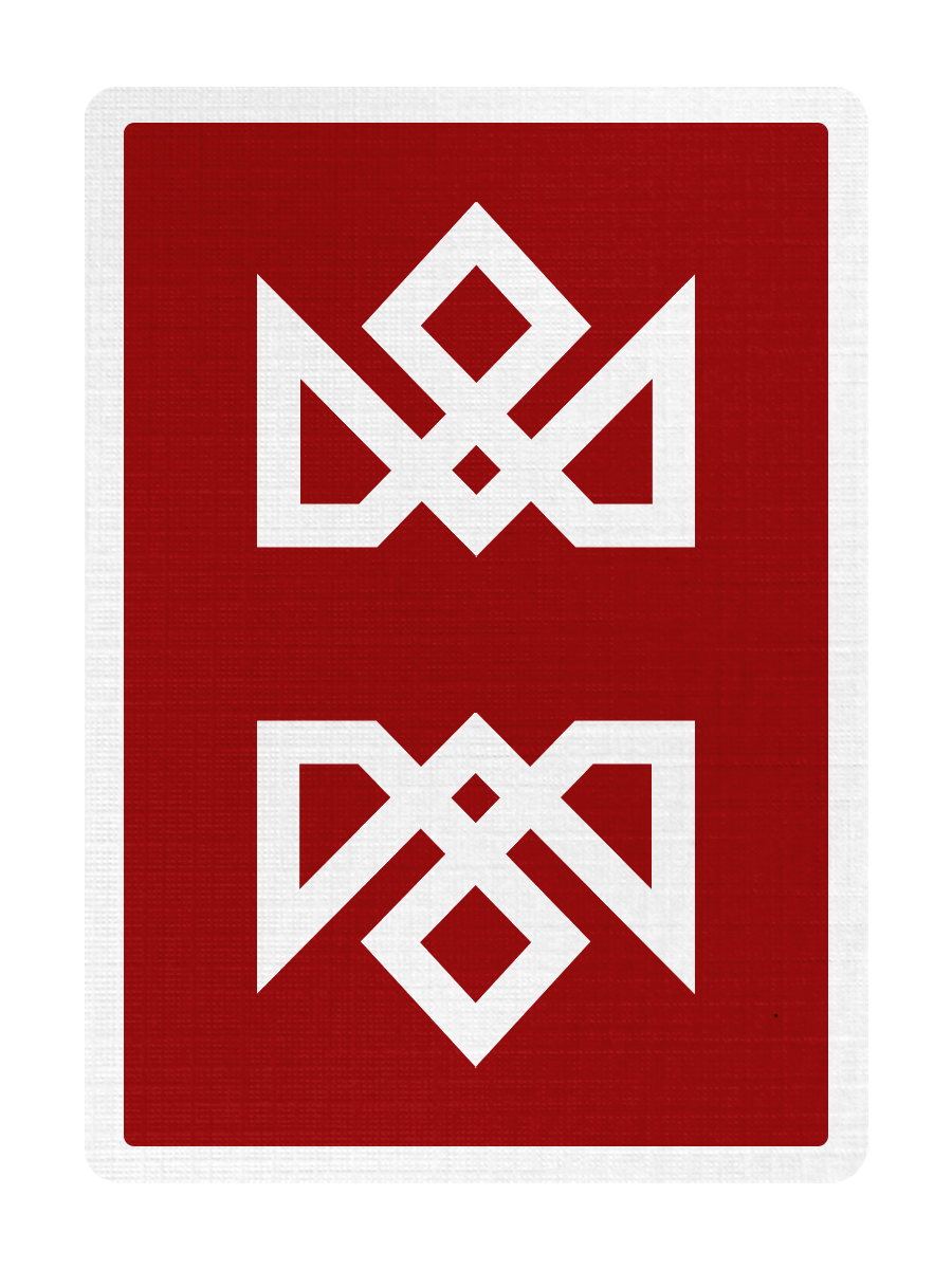 MADISON RED ACOLYTES Playing Cards