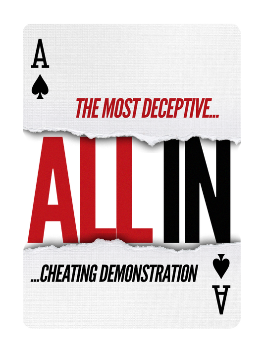 ALL IN - A most DECEPTIVE Card Cheating Demonstration