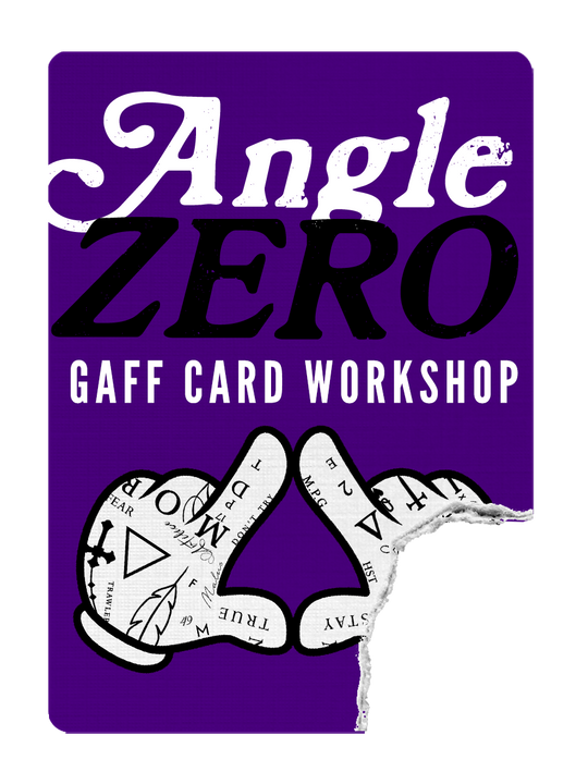 The ANGLEZERO Gaff Card Workshop playing cards
