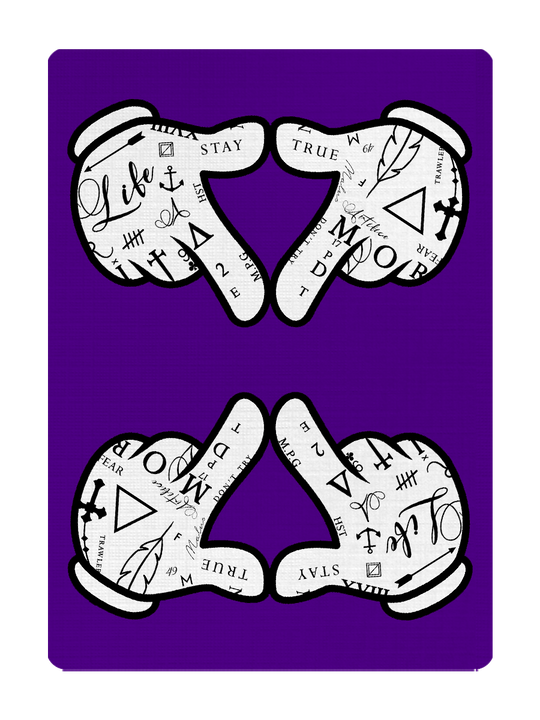 PURPLE BANGERS - TWO DECKS playing cards