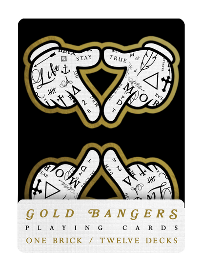 BLACK BANGERS Playing Cards