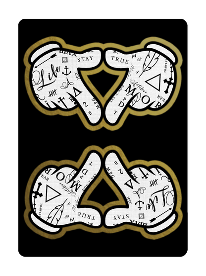 BLACK BANGERS Playing Cards