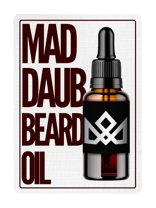 MAD DAUB BEARD OIL playing cards