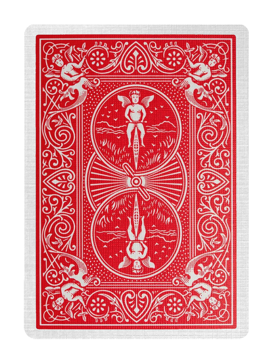 BICYCLE Rider Back Playing Cards - RED / BLUE