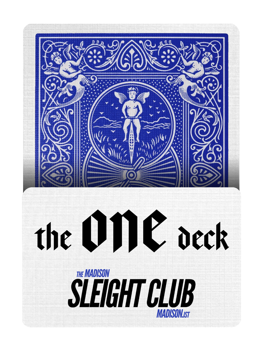 SLEIGHT CLUB 'FDOTM' AUGUST 2026 - The ONE Deck - Blue Bicycle