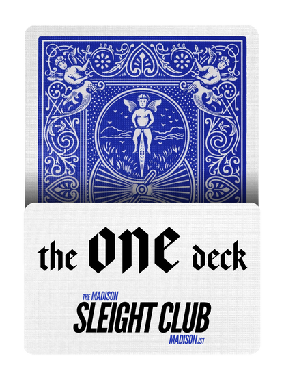 SLEIGHT CLUB 'FDOTM' AUGUST 2026 - The ONE Deck - Blue Bicycle